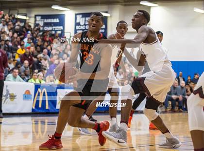 Thumbnail 1 in Oak Hill Academy vs. St. Benedict's Prep (Metro Classic) photogallery.