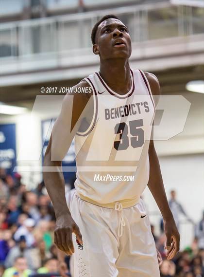 Thumbnail 3 in Oak Hill Academy vs. St. Benedict's Prep (Metro Classic) photogallery.