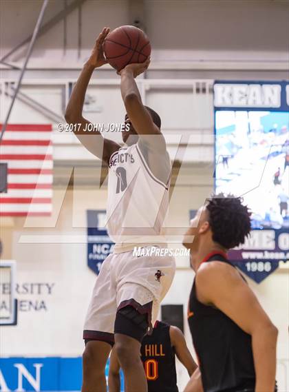 Thumbnail 1 in Oak Hill Academy vs. St. Benedict's Prep (Metro Classic) photogallery.