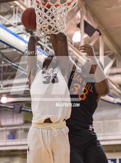 Thumbnail 2 in Oak Hill Academy vs. St. Benedict's Prep (Metro Classic) photogallery.