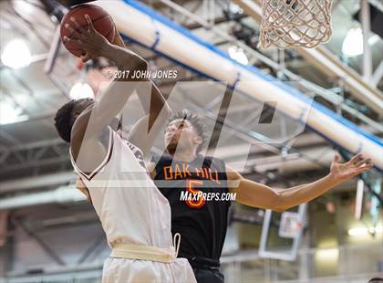Thumbnail 2 in Oak Hill Academy vs. St. Benedict's Prep (Metro Classic) photogallery.