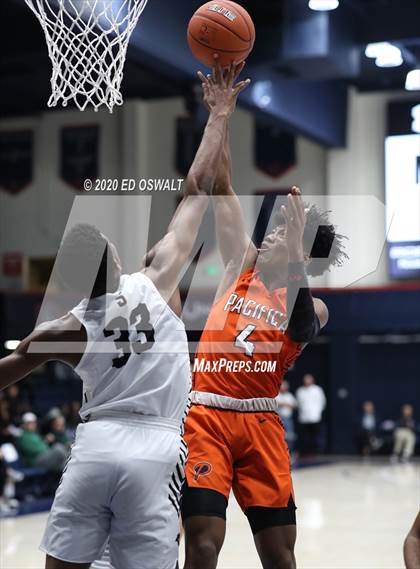 Thumbnail 3 in Salesian College Preparatory vs. Pacifica Christian/Orange County (Maxpreps MLK Classic) photogallery.