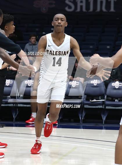 Thumbnail 2 in Salesian College Preparatory vs. Pacifica Christian/Orange County (Maxpreps MLK Classic) photogallery.