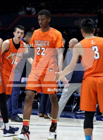 Thumbnail 3 in Salesian College Preparatory vs. Pacifica Christian/Orange County (Maxpreps MLK Classic) photogallery.