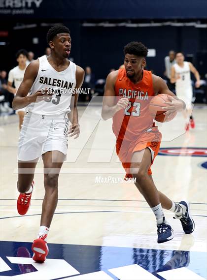 Thumbnail 2 in Salesian College Preparatory vs. Pacifica Christian/Orange County (Maxpreps MLK Classic) photogallery.