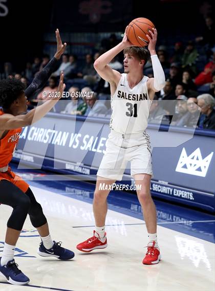 Thumbnail 1 in Salesian College Preparatory vs. Pacifica Christian/Orange County (Maxpreps MLK Classic) photogallery.
