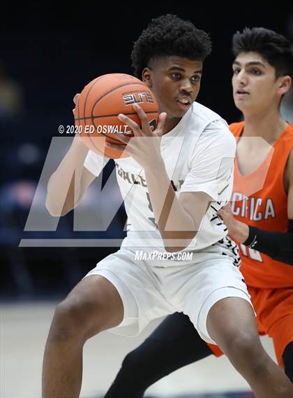 Thumbnail 1 in Salesian College Preparatory vs. Pacifica Christian/Orange County (Maxpreps MLK Classic) photogallery.