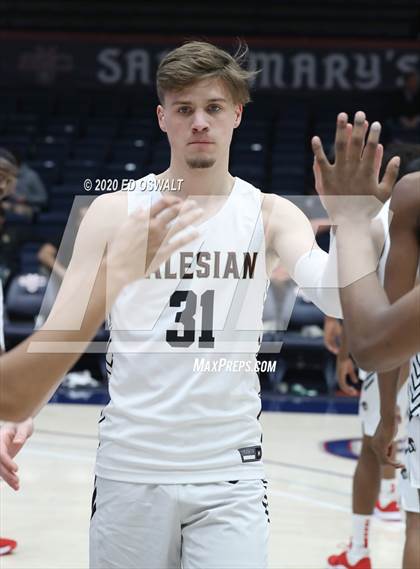 Thumbnail 2 in Salesian College Preparatory vs. Pacifica Christian/Orange County (Maxpreps MLK Classic) photogallery.