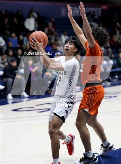 Thumbnail 2 in Salesian College Preparatory vs. Pacifica Christian/Orange County (Maxpreps MLK Classic) photogallery.