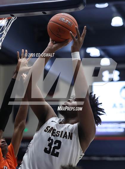 Thumbnail 2 in Salesian College Preparatory vs. Pacifica Christian/Orange County (Maxpreps MLK Classic) photogallery.