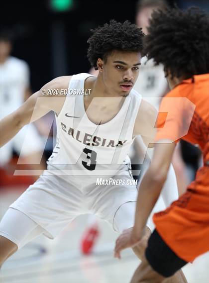 Thumbnail 1 in Salesian College Preparatory vs. Pacifica Christian/Orange County (Maxpreps MLK Classic) photogallery.
