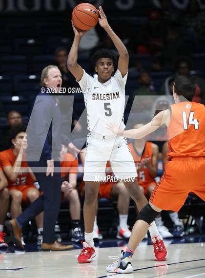 Thumbnail 2 in Salesian College Preparatory vs. Pacifica Christian/Orange County (Maxpreps MLK Classic) photogallery.