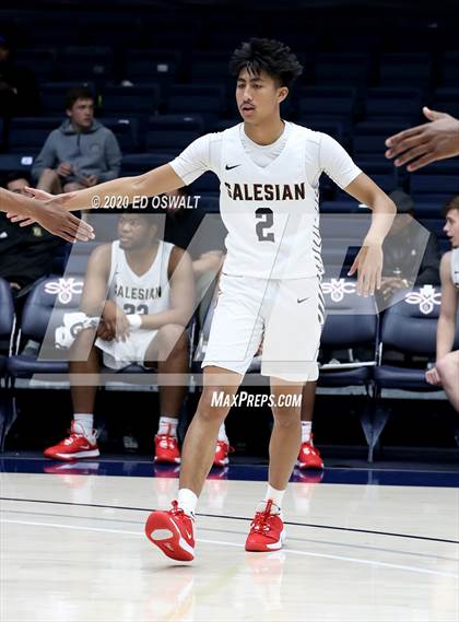 Thumbnail 1 in Salesian College Preparatory vs. Pacifica Christian/Orange County (Maxpreps MLK Classic) photogallery.
