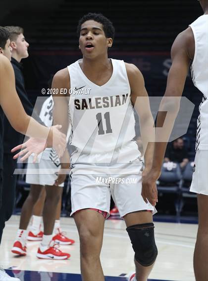 Thumbnail 1 in Salesian College Preparatory vs. Pacifica Christian/Orange County (Maxpreps MLK Classic) photogallery.