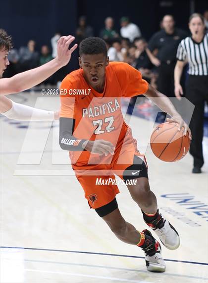 Thumbnail 1 in Salesian College Preparatory vs. Pacifica Christian/Orange County (Maxpreps MLK Classic) photogallery.
