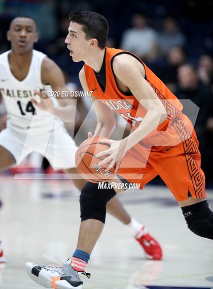 Thumbnail 1 in Salesian College Preparatory vs. Pacifica Christian/Orange County (Maxpreps MLK Classic) photogallery.