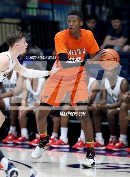 Thumbnail 2 in Salesian College Preparatory vs. Pacifica Christian/Orange County (Maxpreps MLK Classic) photogallery.