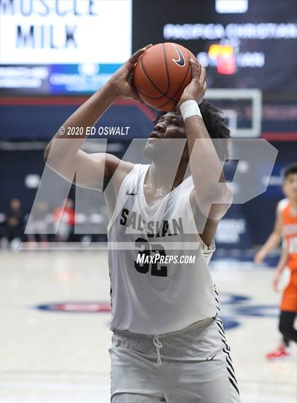 Thumbnail 1 in Salesian College Preparatory vs. Pacifica Christian/Orange County (Maxpreps MLK Classic) photogallery.