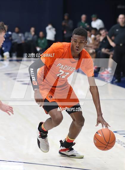 Thumbnail 3 in Salesian College Preparatory vs. Pacifica Christian/Orange County (Maxpreps MLK Classic) photogallery.