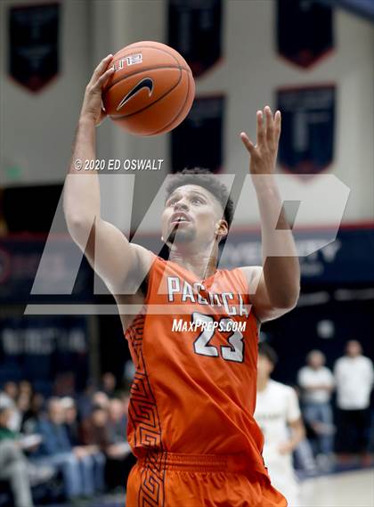 Thumbnail 3 in Salesian College Preparatory vs. Pacifica Christian/Orange County (Maxpreps MLK Classic) photogallery.