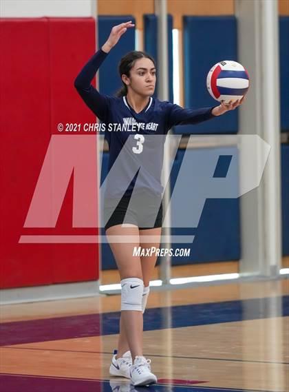 Thumbnail 1 in Immaculate Heart @ Rock Point (AIA - 1A Playoffs Round 1) photogallery.