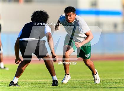Thumbnail 1 in Marcos de Niza vs Skyline (Mesquite Summer Passing League) photogallery.