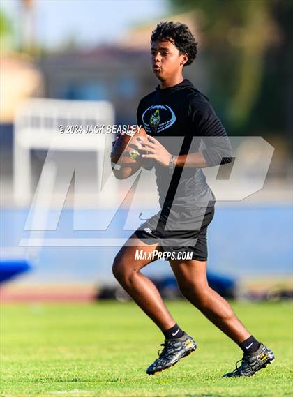 Thumbnail 3 in Marcos de Niza vs Skyline (Mesquite Summer Passing League) photogallery.