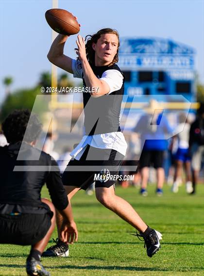 Thumbnail 3 in Marcos de Niza vs Skyline (Mesquite Summer Passing League) photogallery.