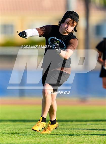 Thumbnail 2 in Marcos de Niza vs Skyline (Mesquite Summer Passing League) photogallery.
