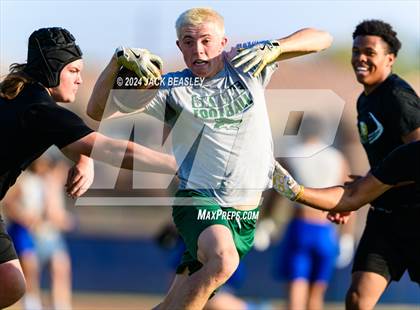 Thumbnail 1 in Marcos de Niza vs Skyline (Mesquite Summer Passing League) photogallery.
