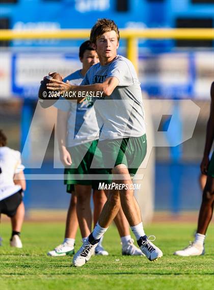 Thumbnail 2 in Marcos de Niza vs Skyline (Mesquite Summer Passing League) photogallery.