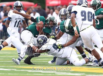 Thumbnail 1 in Cass Tech vs. Southfield (Tim Horton Prep Kickoff Classic) photogallery.