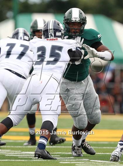 Thumbnail 2 in Cass Tech vs. Southfield (Tim Horton Prep Kickoff Classic) photogallery.