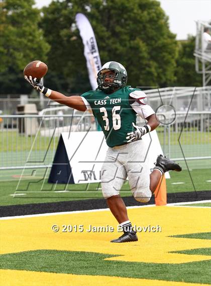 Thumbnail 1 in Cass Tech vs. Southfield (Tim Horton Prep Kickoff Classic) photogallery.