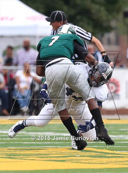 Thumbnail 1 in Cass Tech vs. Southfield (Tim Horton Prep Kickoff Classic) photogallery.
