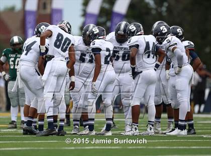 Thumbnail 1 in Cass Tech vs. Southfield (Tim Horton Prep Kickoff Classic) photogallery.