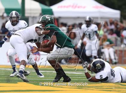 Thumbnail 3 in Cass Tech vs. Southfield (Tim Horton Prep Kickoff Classic) photogallery.