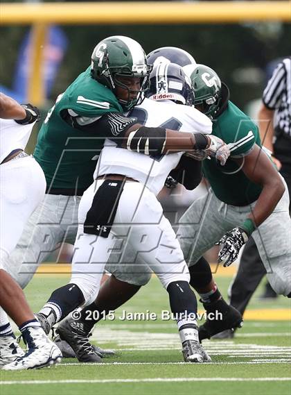 Thumbnail 3 in Cass Tech vs. Southfield (Tim Horton Prep Kickoff Classic) photogallery.