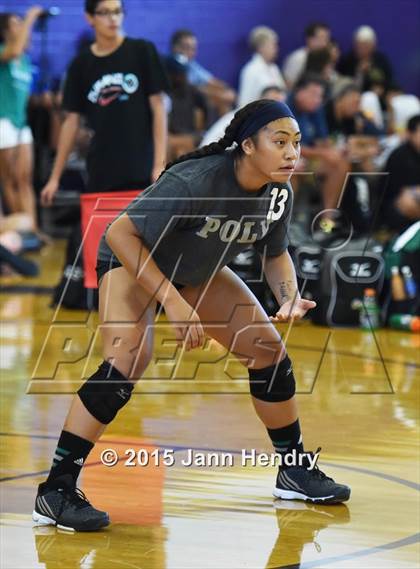 Thumbnail 3 in Long Beach Poly vs Valley Christian (Durango Fall Classic) photogallery.