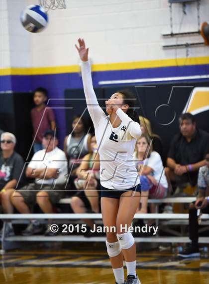 Thumbnail 1 in Long Beach Poly vs Valley Christian (Durango Fall Classic) photogallery.