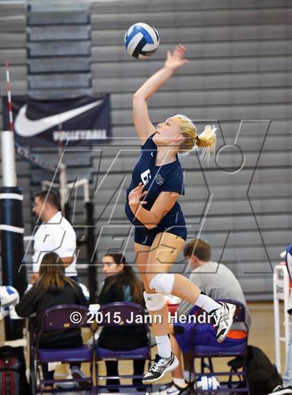 Thumbnail 2 in Long Beach Poly vs Valley Christian (Durango Fall Classic) photogallery.