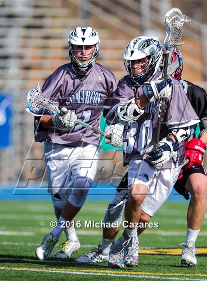 Thumbnail 2 in Santa Fe Christian vs. San Marcos (CIF SDS D1 Final) photogallery.