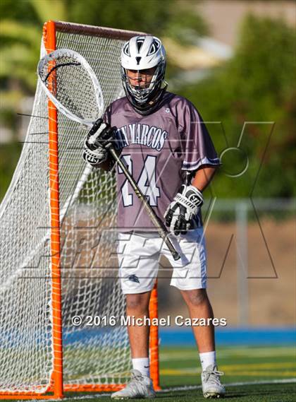 Thumbnail 3 in Santa Fe Christian vs. San Marcos (CIF SDS D1 Final) photogallery.