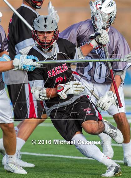 Thumbnail 2 in Santa Fe Christian vs. San Marcos (CIF SDS D1 Final) photogallery.