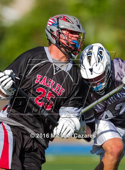 Thumbnail 3 in Santa Fe Christian vs. San Marcos (CIF SDS D1 Final) photogallery.