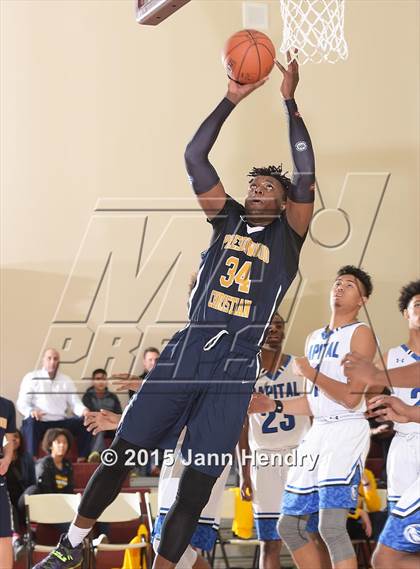 Thumbnail 3 in Prestonwood Christian @ Capital Christian (MaxPreps Holiday Classic) photogallery.