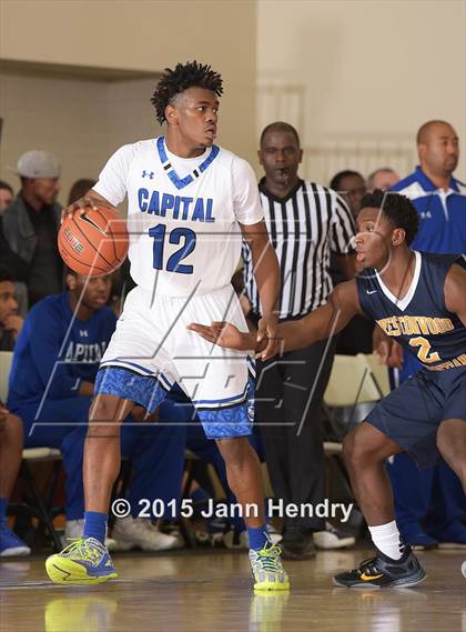 Thumbnail 1 in Prestonwood Christian @ Capital Christian (MaxPreps Holiday Classic) photogallery.