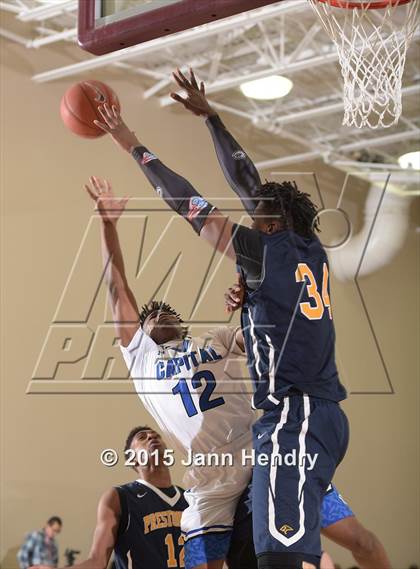 Thumbnail 2 in Prestonwood Christian @ Capital Christian (MaxPreps Holiday Classic) photogallery.