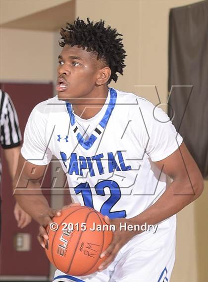 Thumbnail 1 in Prestonwood Christian @ Capital Christian (MaxPreps Holiday Classic) photogallery.