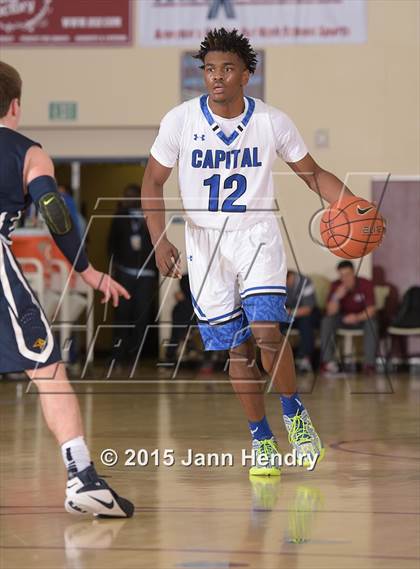 Thumbnail 2 in Prestonwood Christian @ Capital Christian (MaxPreps Holiday Classic) photogallery.